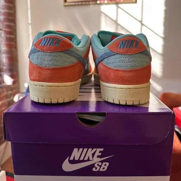 Nike SB Dunk Low Orange Emerald Rise - Picture 3 of 8